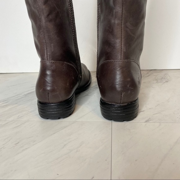 New! Born North Gray Leather Riding Boot 6M - Picture 4 of 14